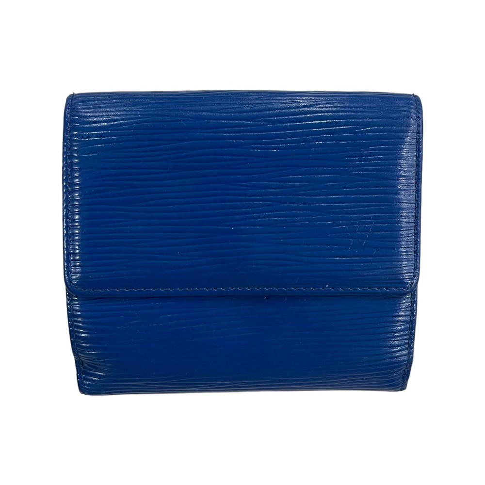 Louis Vuitton Vibrant Blue Textured Wallet